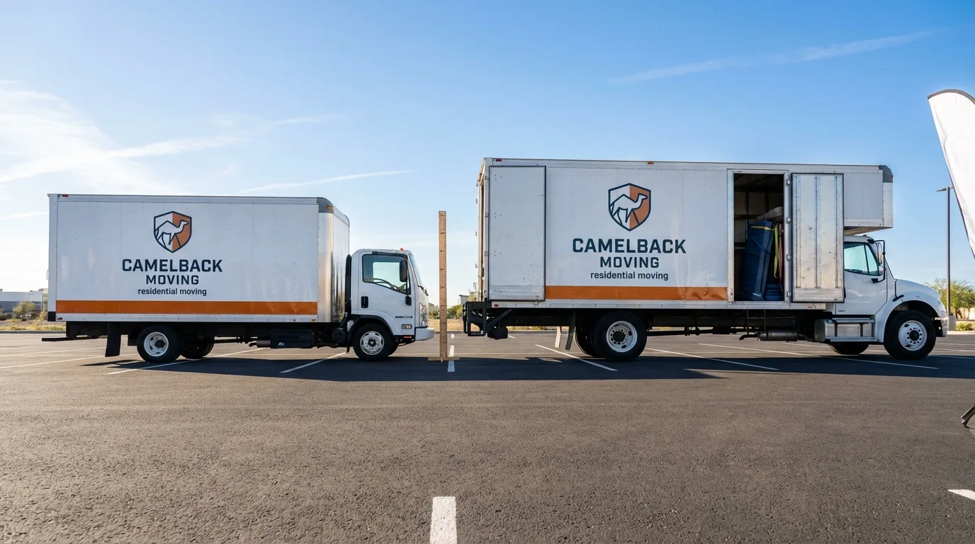 Moving truck size capacity guide in Folly Beach